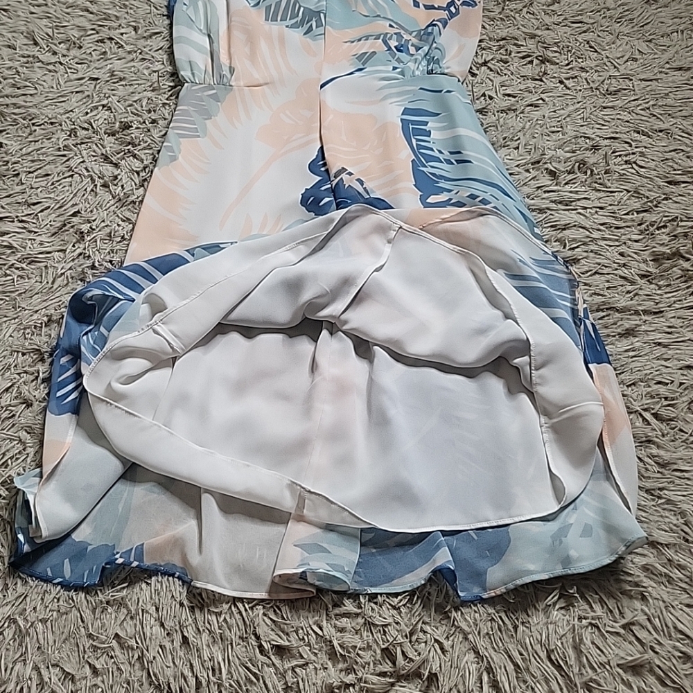 Reiss Dress Tropical Botanical Vacation Resort Travel Summer Spring Wedding 4 - Picture 7 of 12